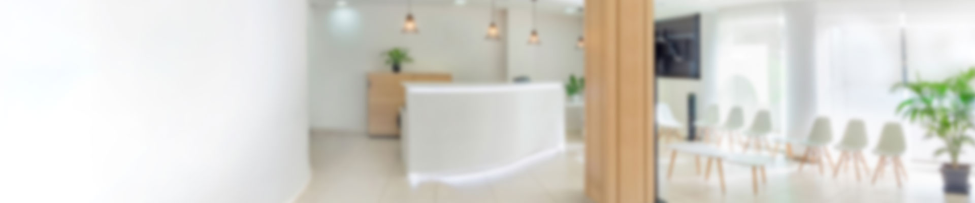 HIV予防クリニックの受付と待合室の様子